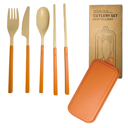 Bio-based Cutlery Set | Cream