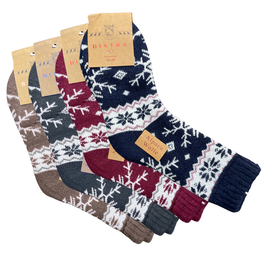 Alpaca Socks Women | 2 Pair | Blue grey