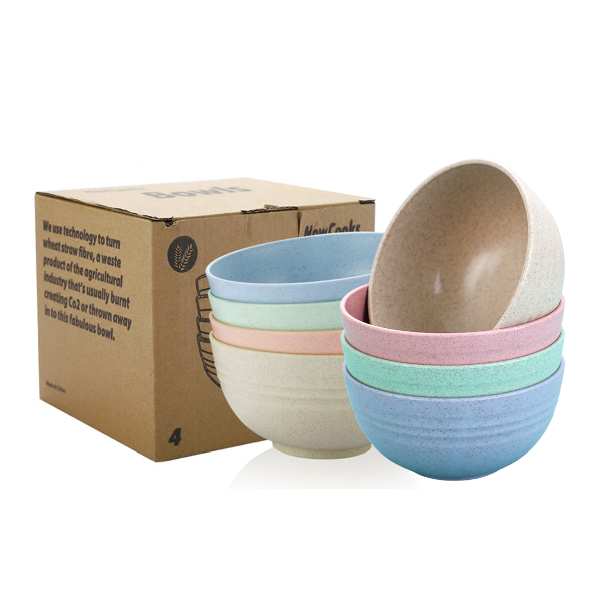 Bio-Based Bowls | Set of 4