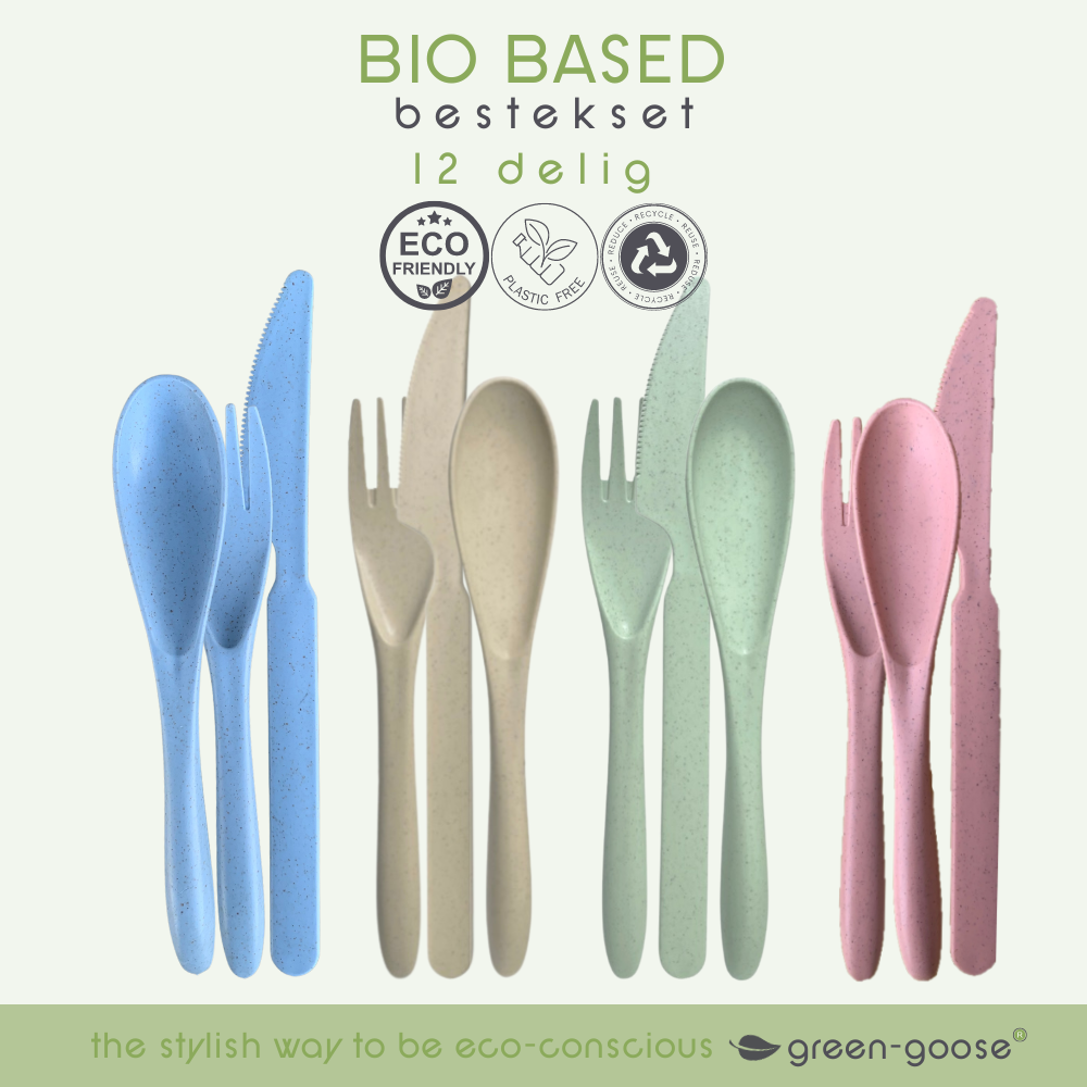 Biobasiertes Besteckset | Rosa