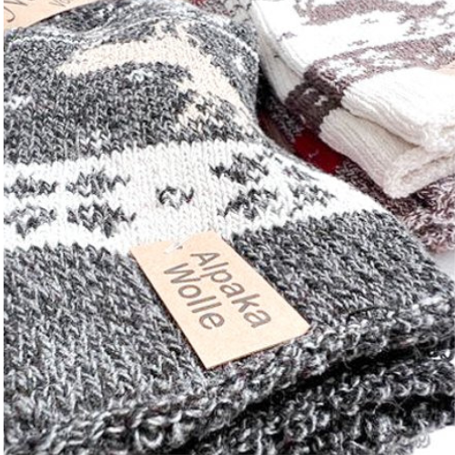 Alpaca Socks Women | 2 Pair | Blue grey