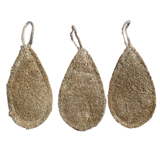 Luffa-Küchenschwamm-Tropfen | 3er-Set