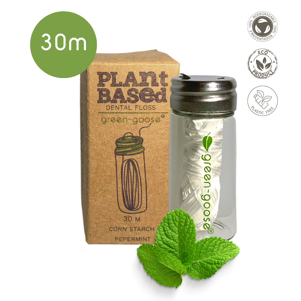 Biobasierte Zahnseide | Minze
