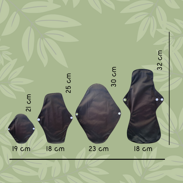 Wiederverwendbares Damenbinden | Duo-Pack L&XL