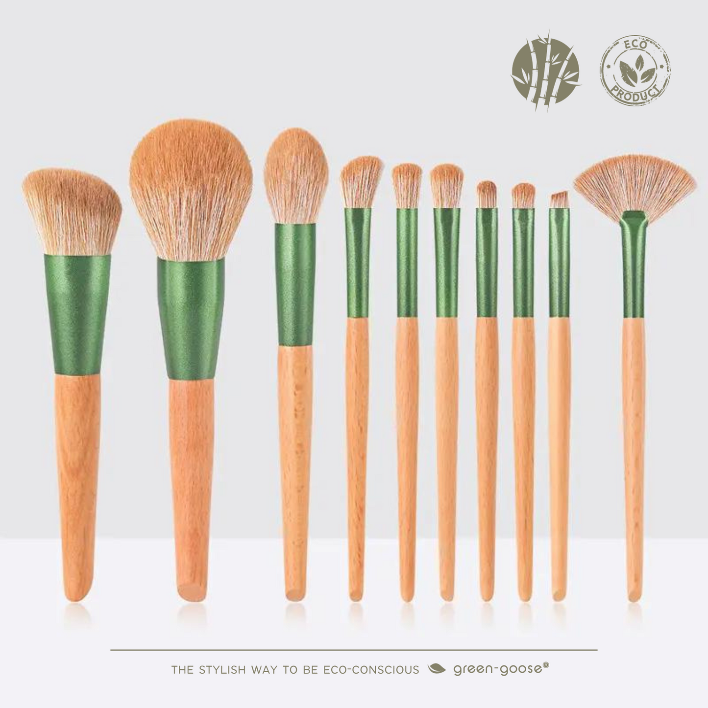 Make Up Brush Set with Bag | 10 pieces