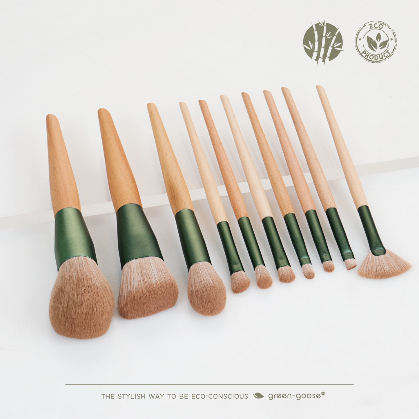 Make Up Brush Set with Bag | 10 pieces