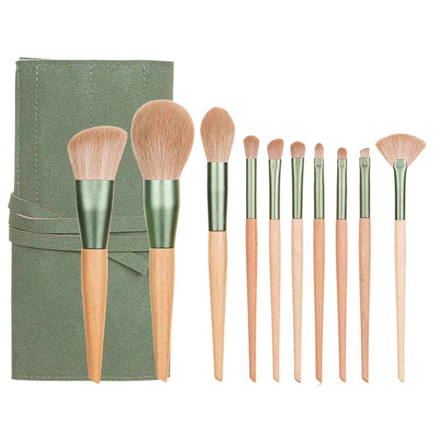 Make Up Brush Set with Bag | 10 pieces