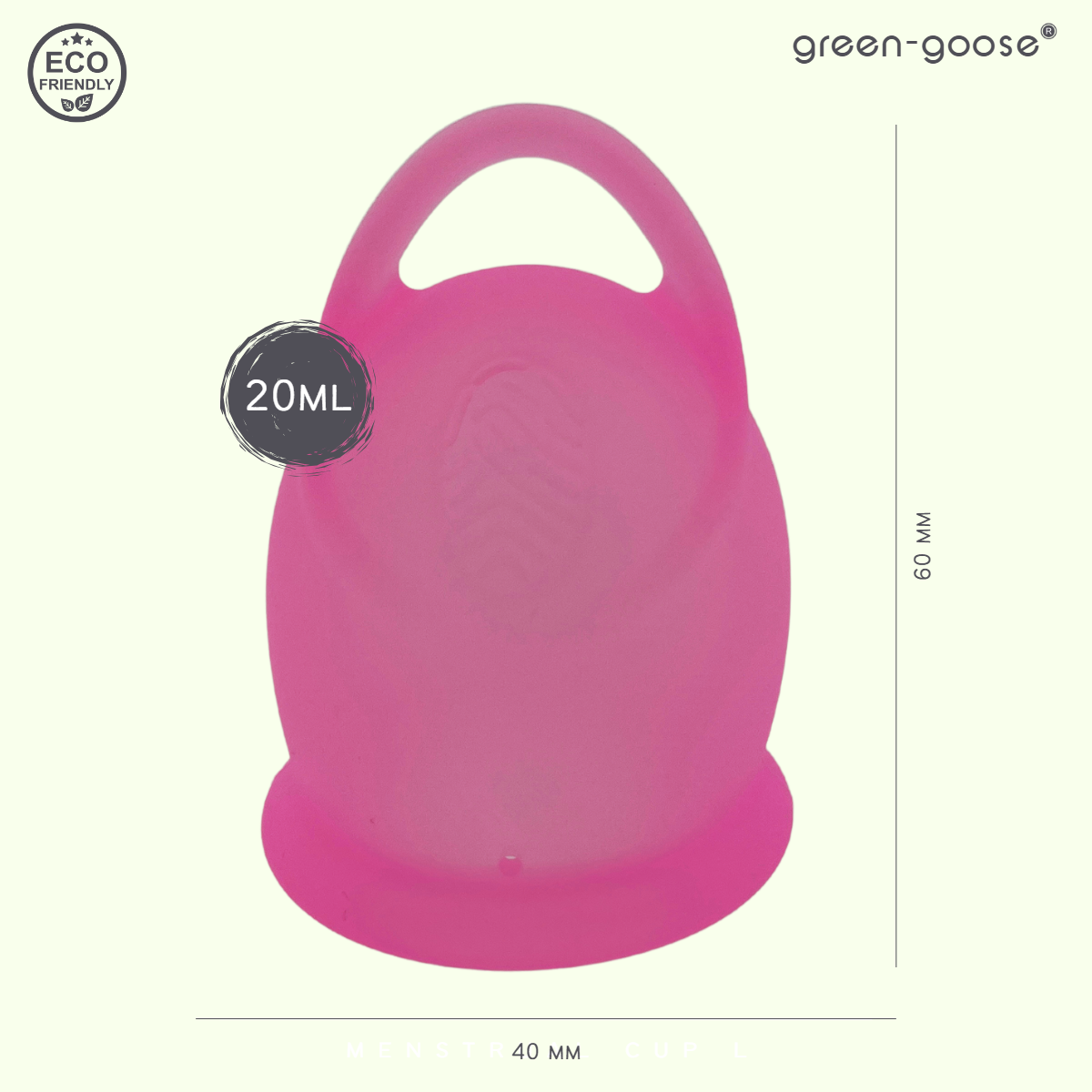 Menstrual Cup L | Pink