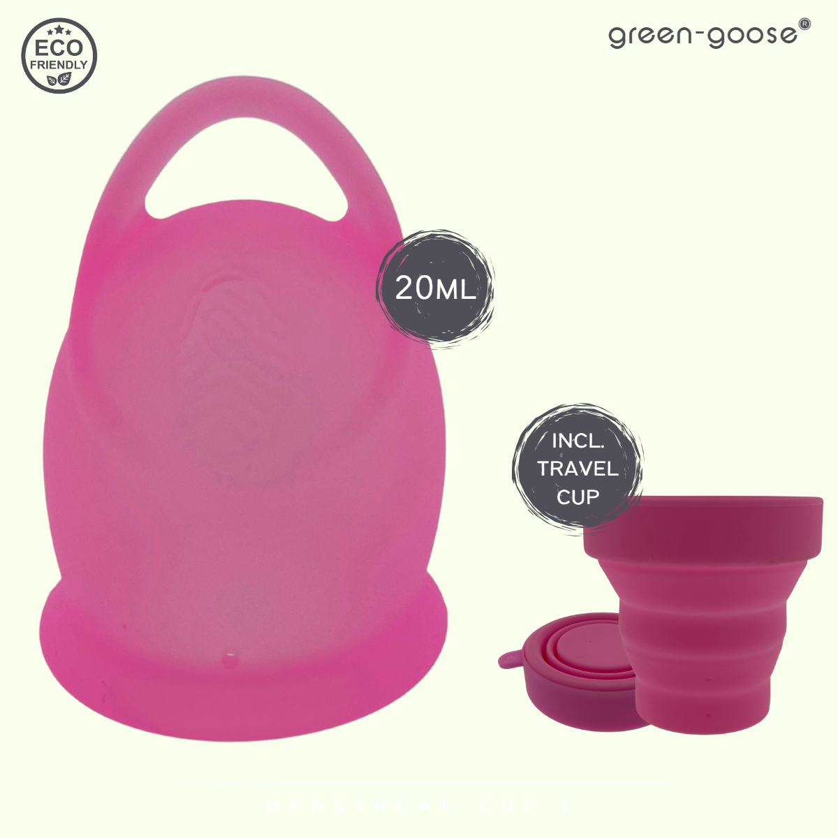 Menstrual Cup L | Pink