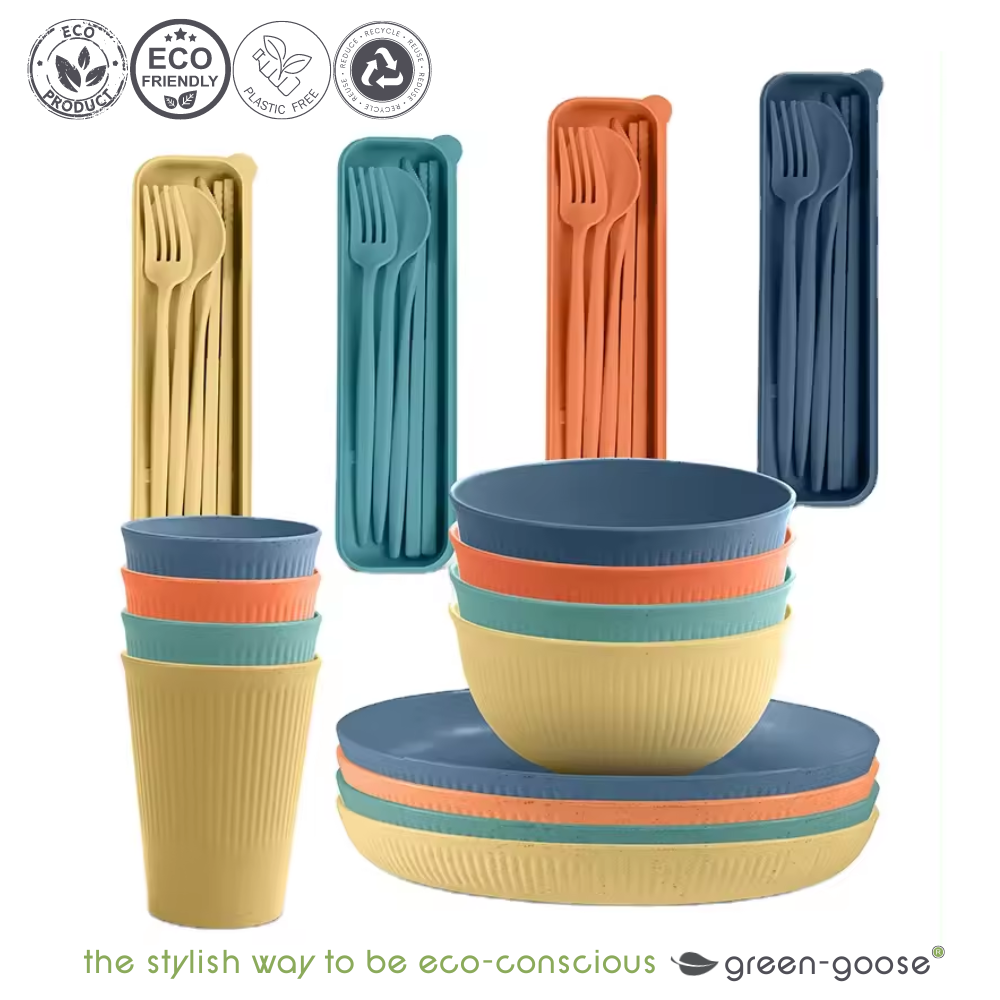 Biobasiertes Picknick-Set