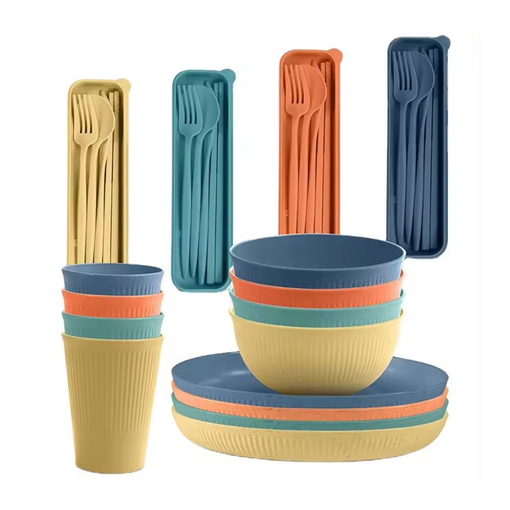 Biobasiertes Picknick-Set