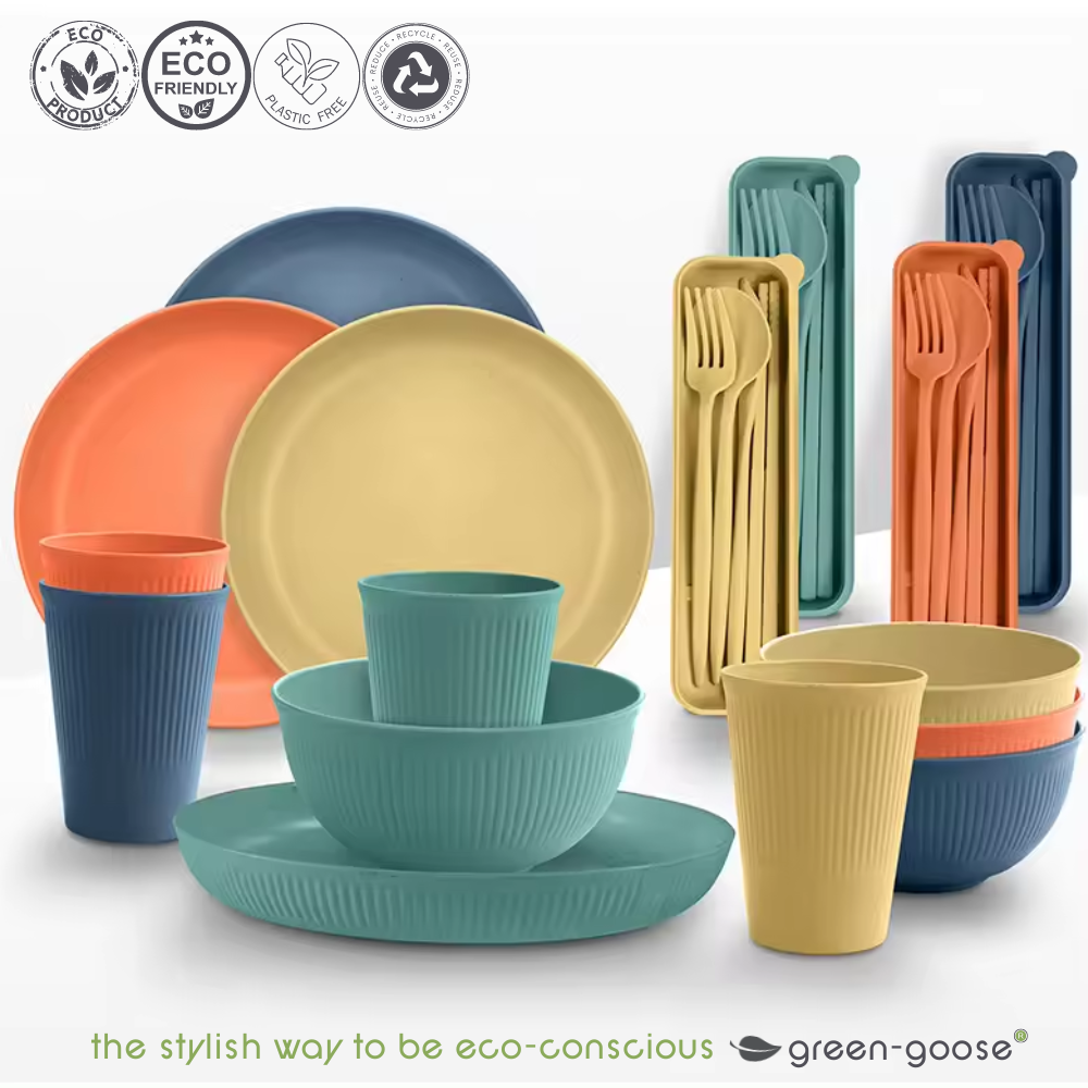 Biobasiertes Picknick-Set