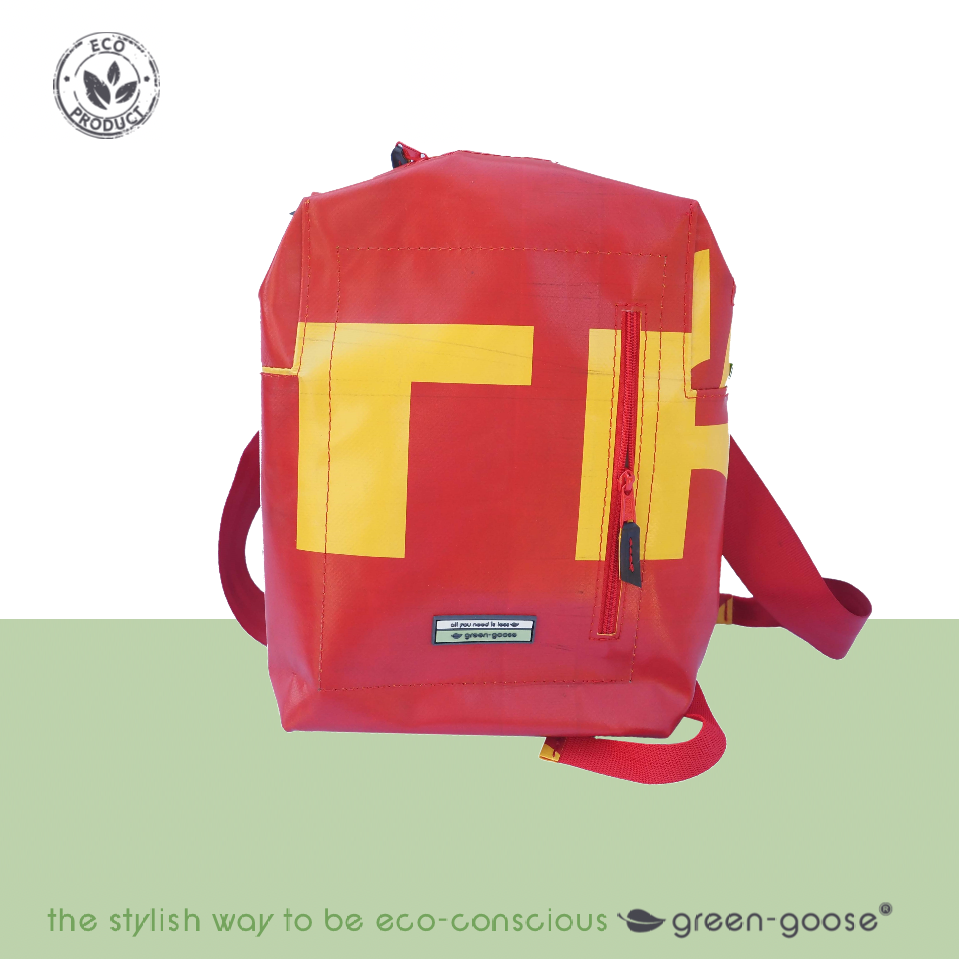 Rucksack Silnice | rot Gelb