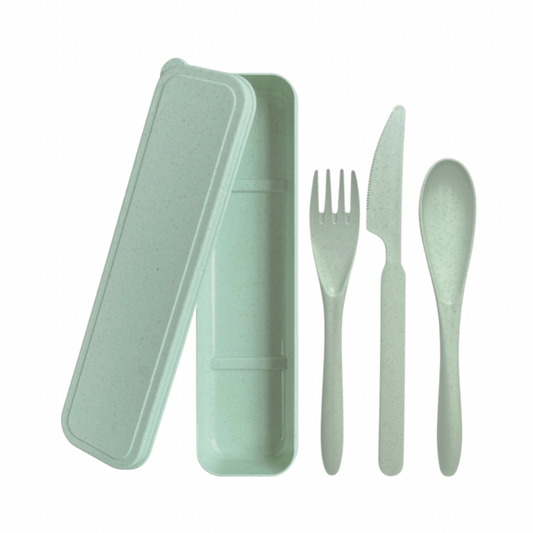Bio-based Bestekset | Groen green-goose