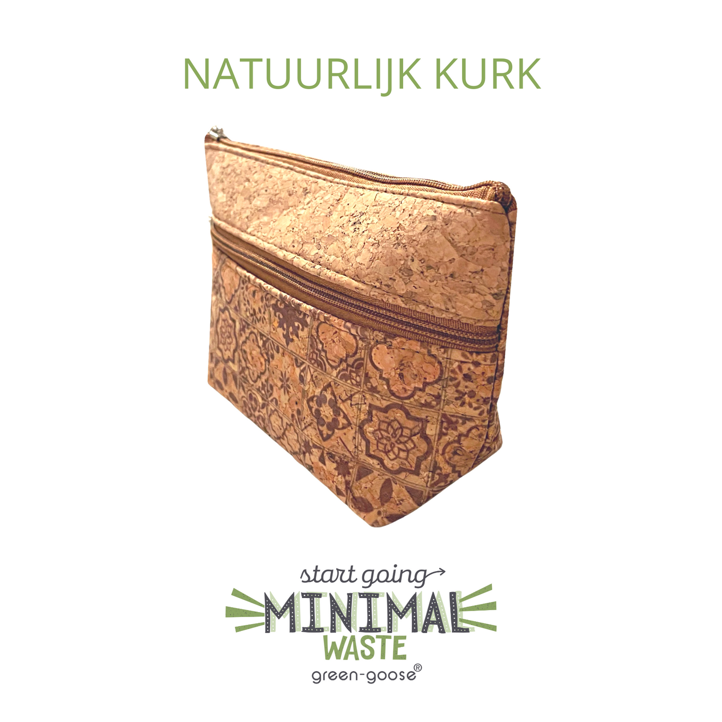 Kork-Tiefbeutel | Braune Fliese