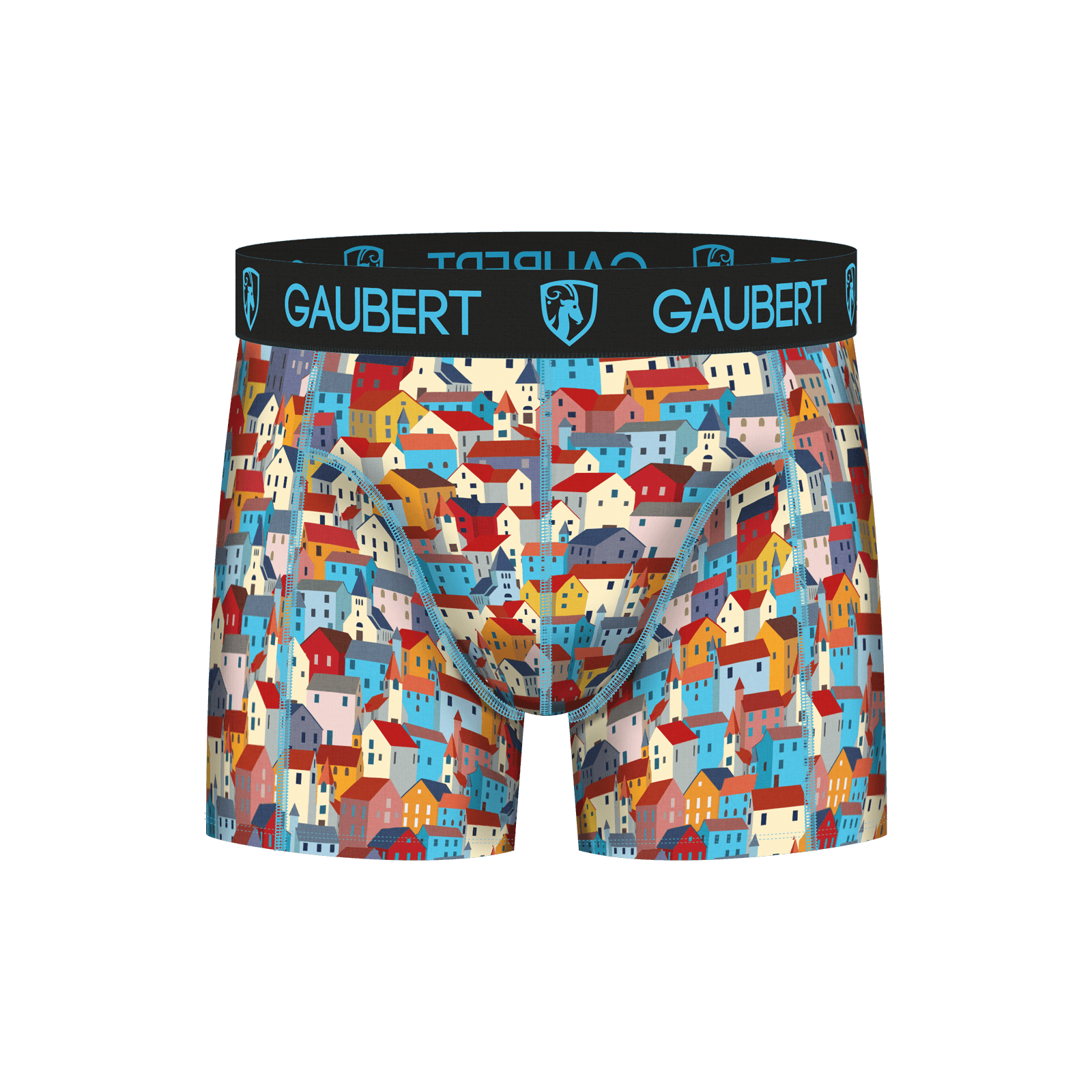 Gaubert Bamboe Boxershorts | 3 Stuks | Vis en Huizen green_goose_projects