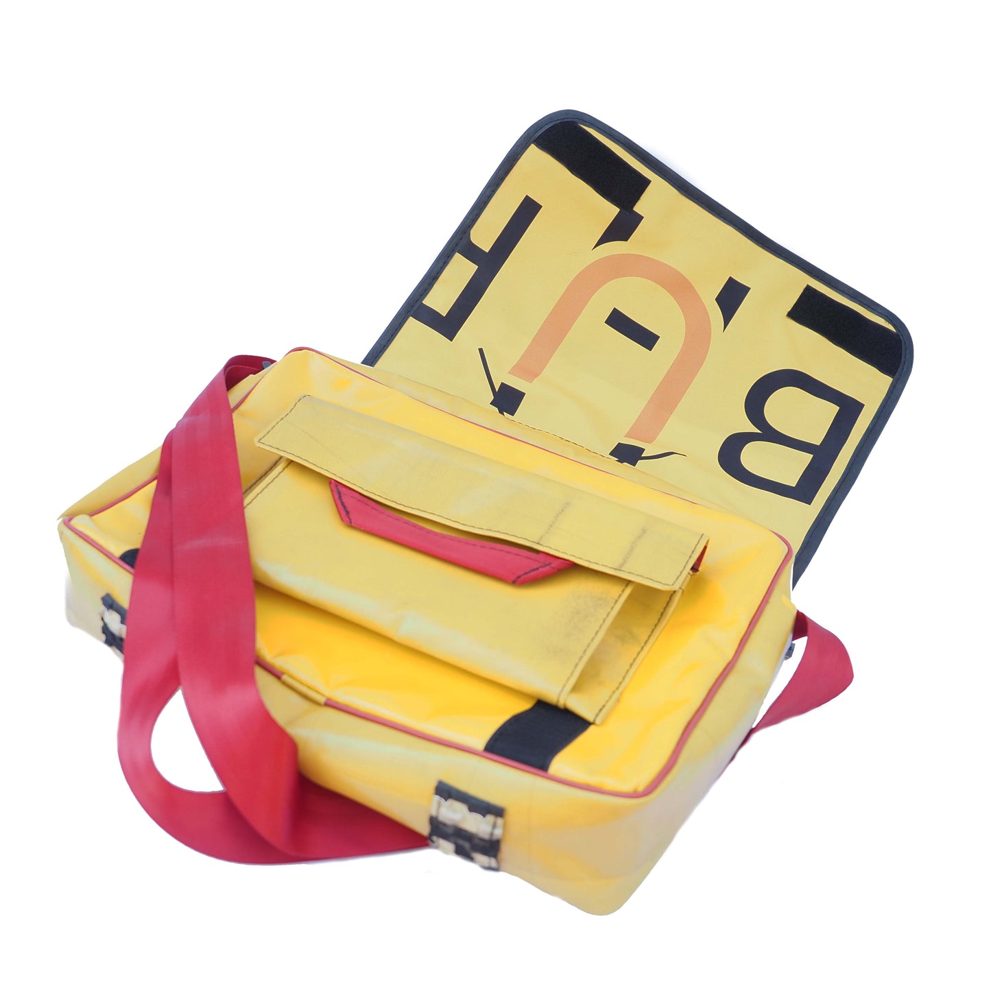 Laptoptasche Strade 17" | Rot, Gelb