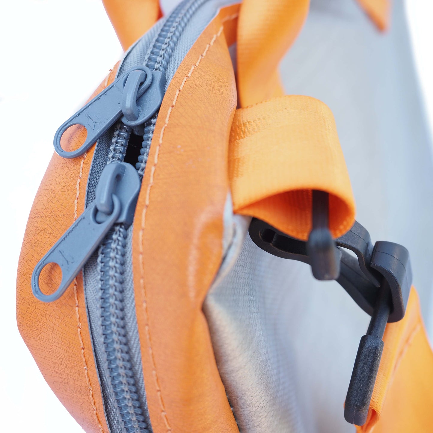Handbag Vegum | Orange, Silver