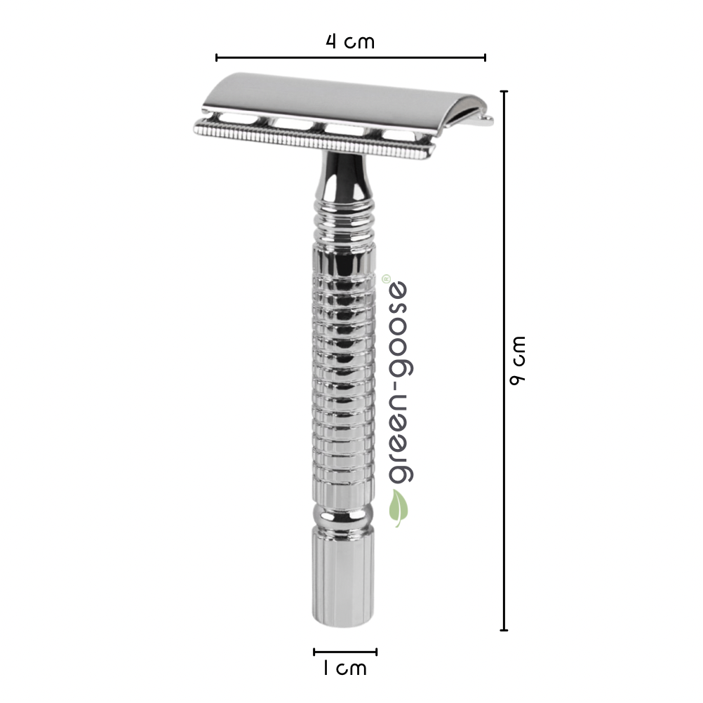 Classic Shaving Set | Silver Butterfly clasp