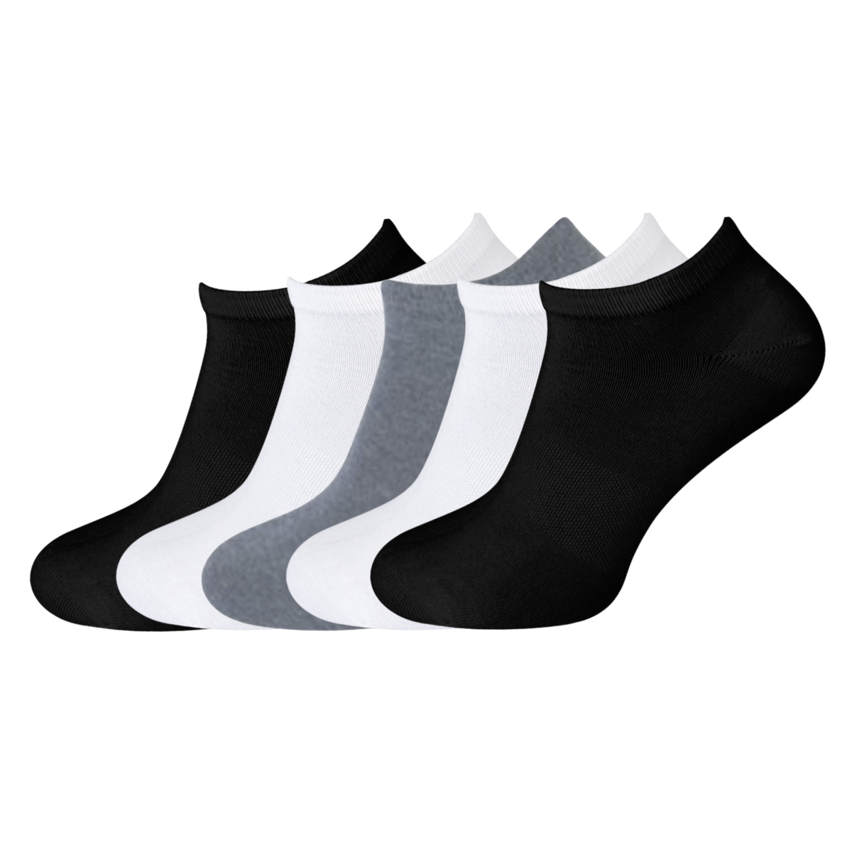 5 Paar Bamboe Sneakersokken | Unisex | 37-43 green_goose_projects