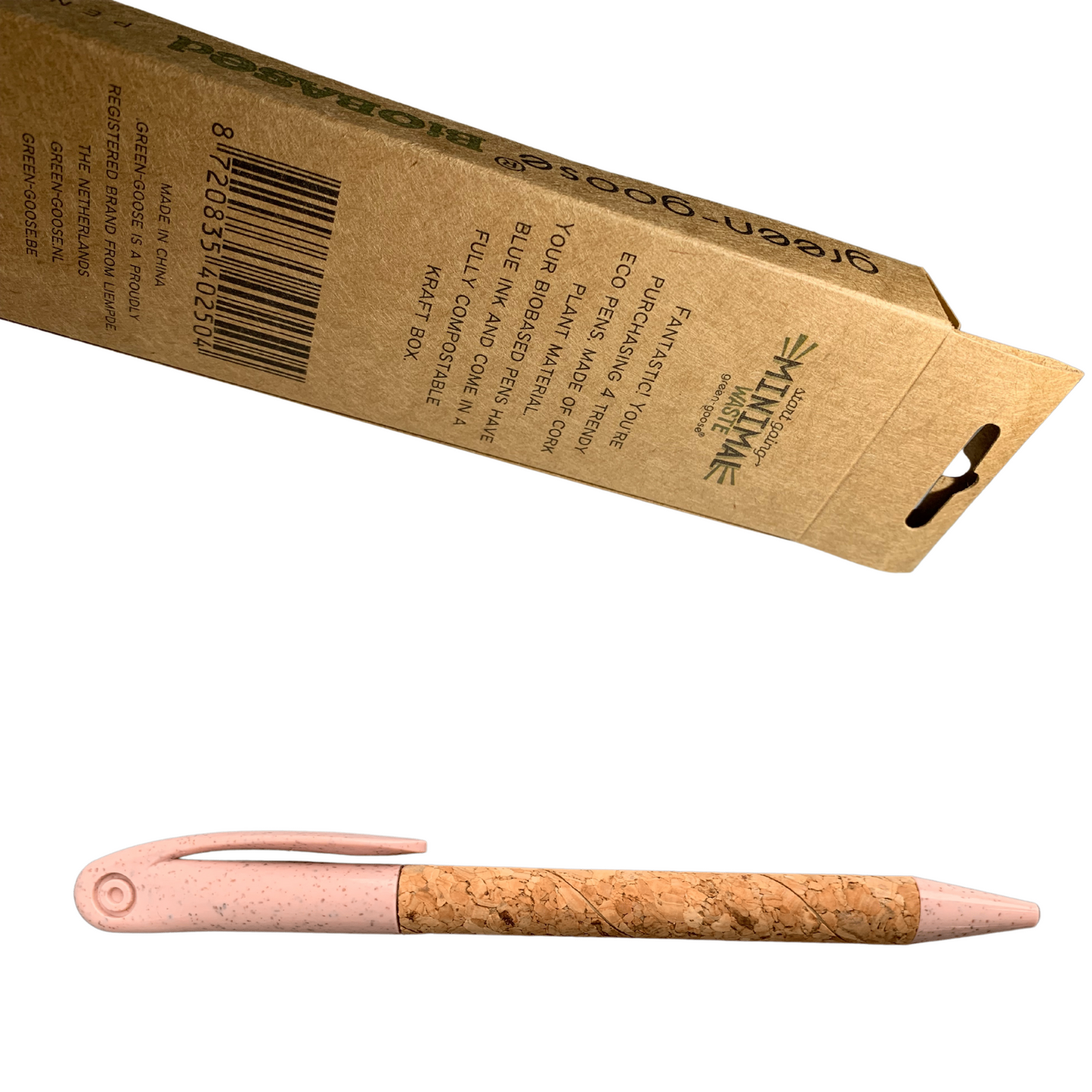 Plant-Based Cork Pen | 4 pieces