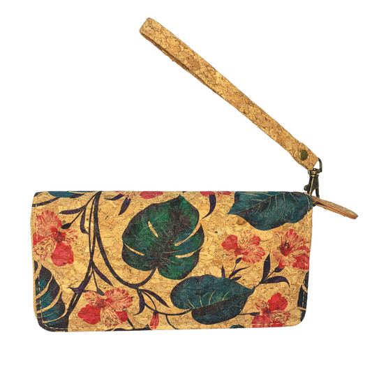 Cork Ladies Wallet | Flower & Leaf