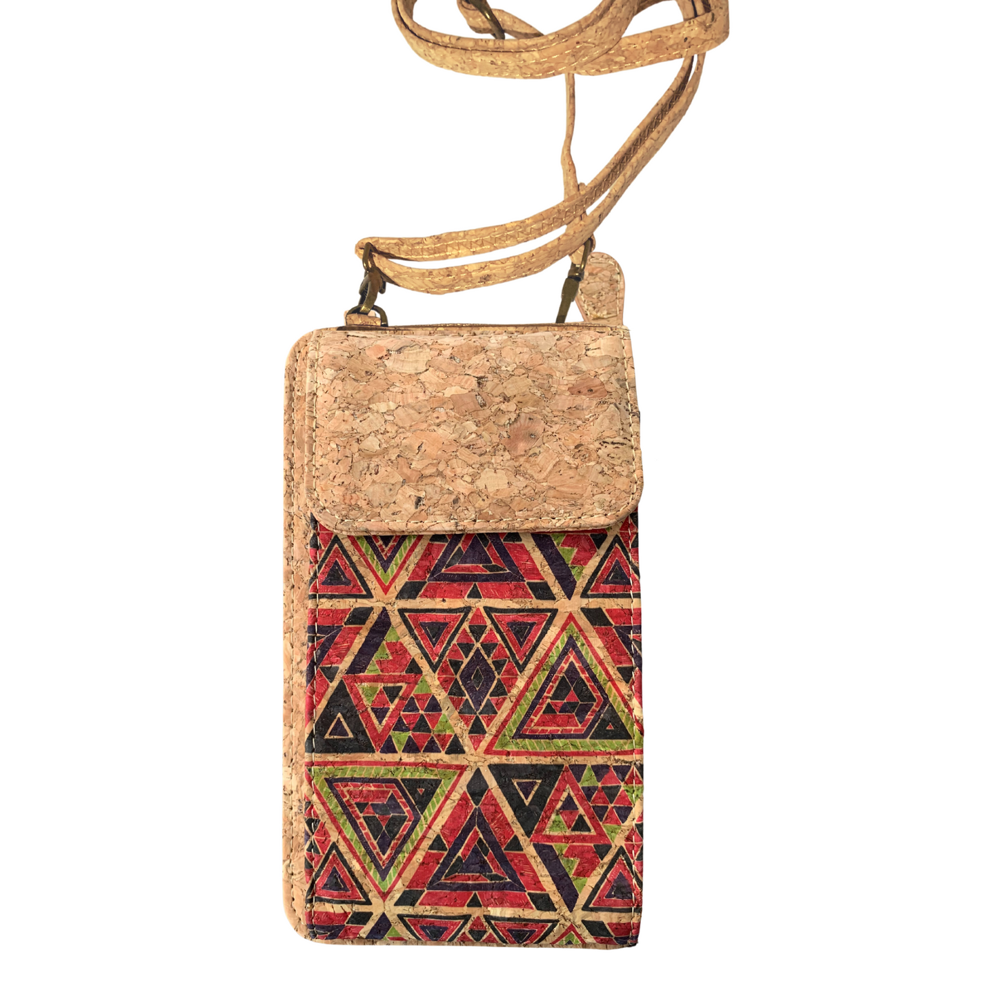 Handytasche aus Kork | Dreieck