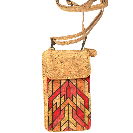 Cork Phone Bag | space ship