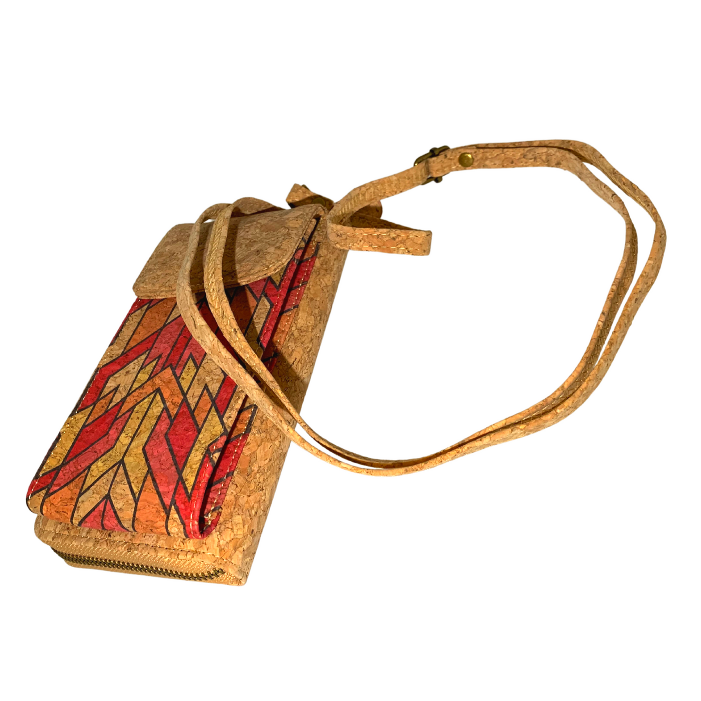 Cork Phone Bag | space ship