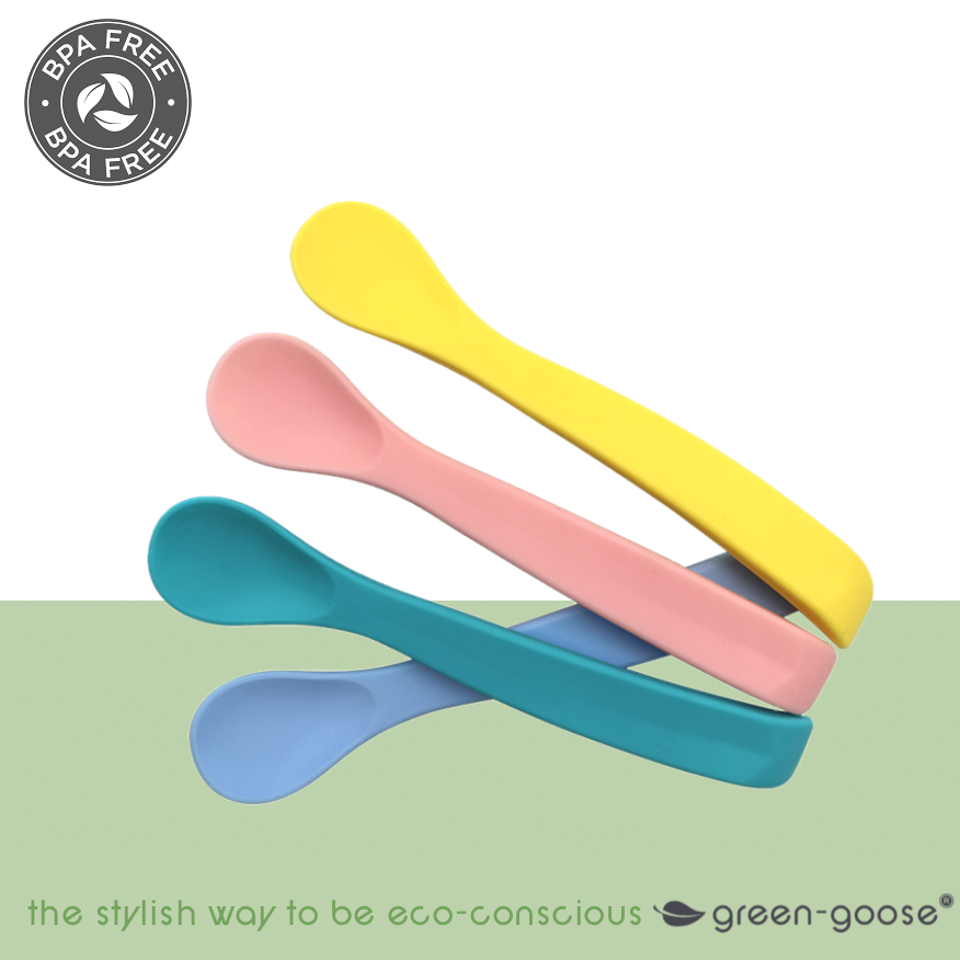 Baby Spoon Set Curved | 4 pieces
