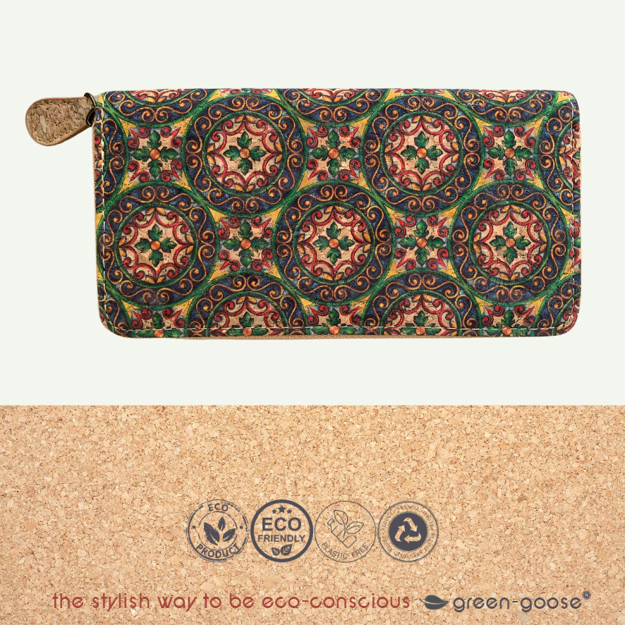 Cork Ladies Wallet | circles