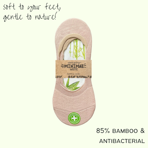 5 Paar Bambus-Füßlinge | Damen | Creme | 35-39