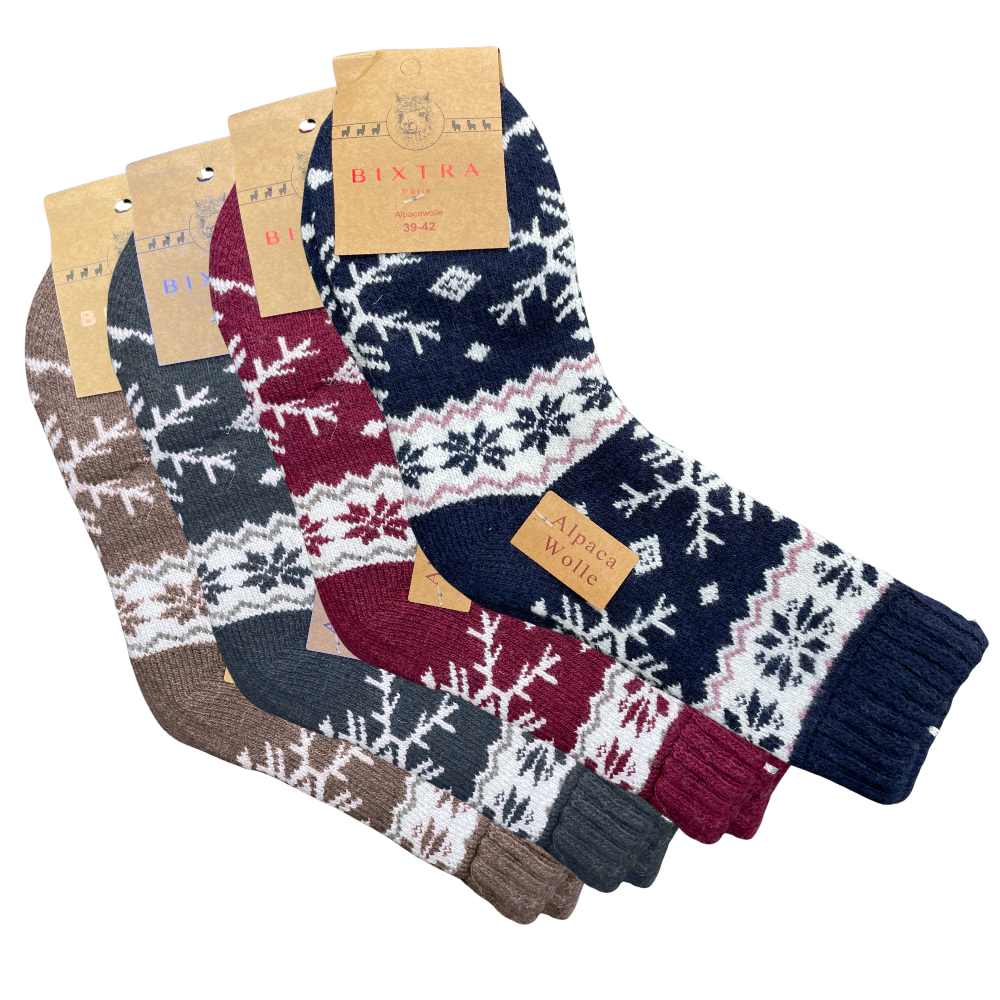 Alpaca Socks Women | 2 Pair | Blue grey