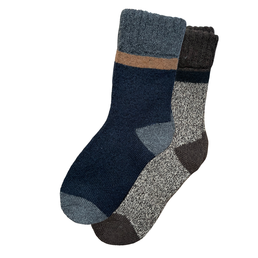 Alpaca Socks Women | 2 Pair | Blue grey