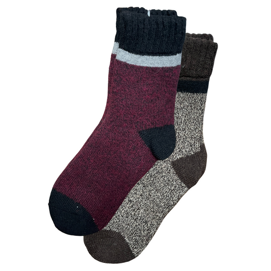 Alpaca Socks Women | 2 Pair | Blue grey
