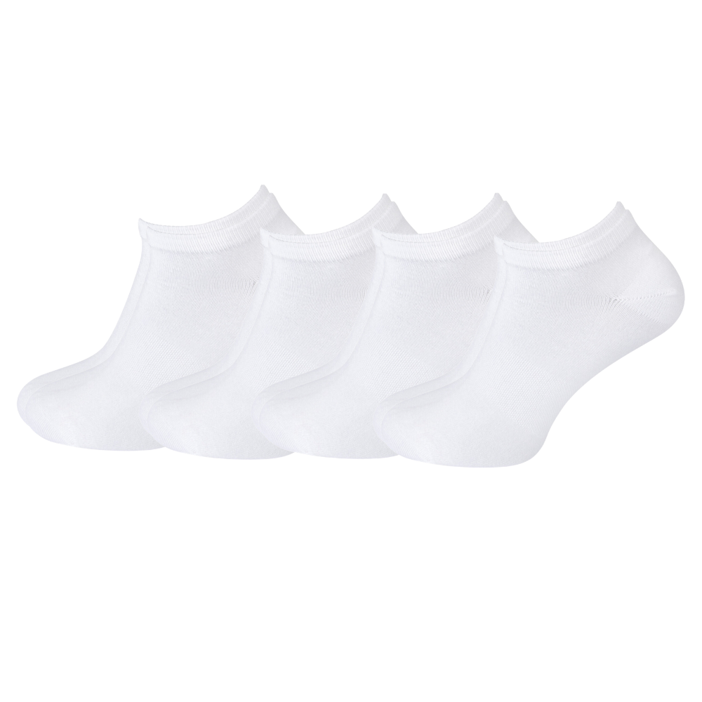 green-goose Bamboo Ankle Socks Men - 5 Pairs - White - 95% Bamboo