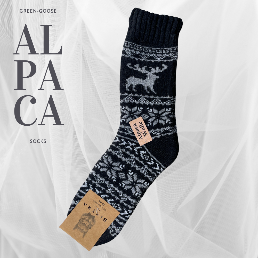 Alpaca Socks Women | 2 Pair | Blue grey