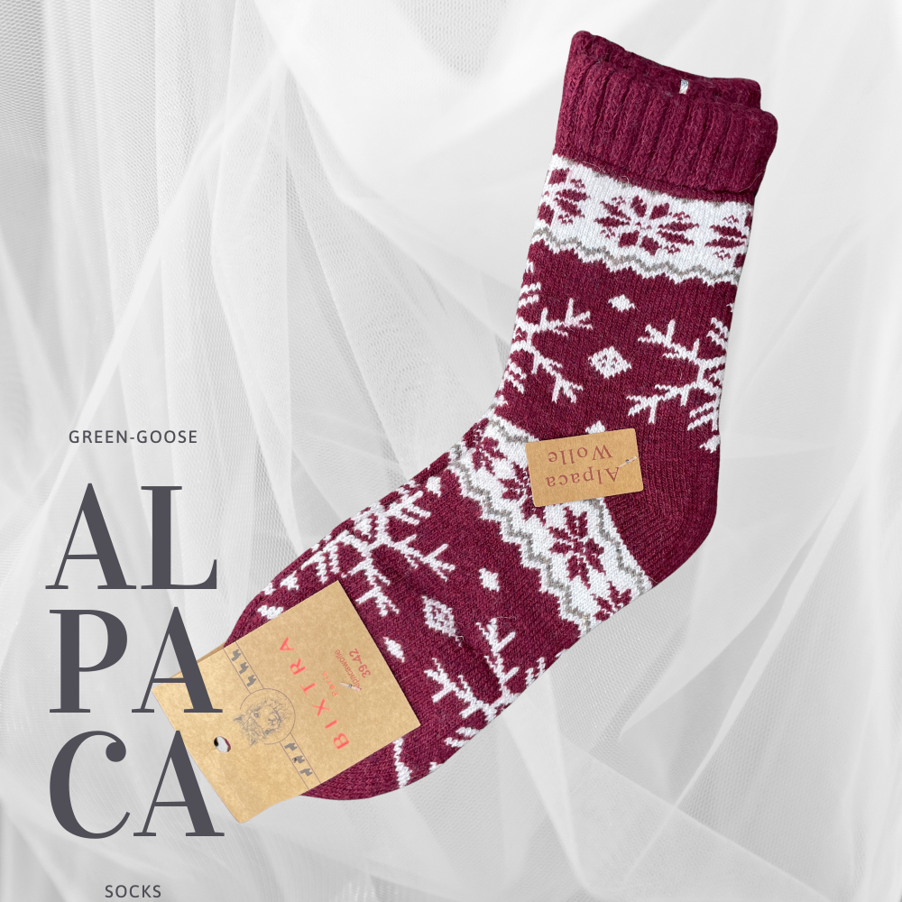 Alpaca Socks Women | 2 Pair | Blue grey