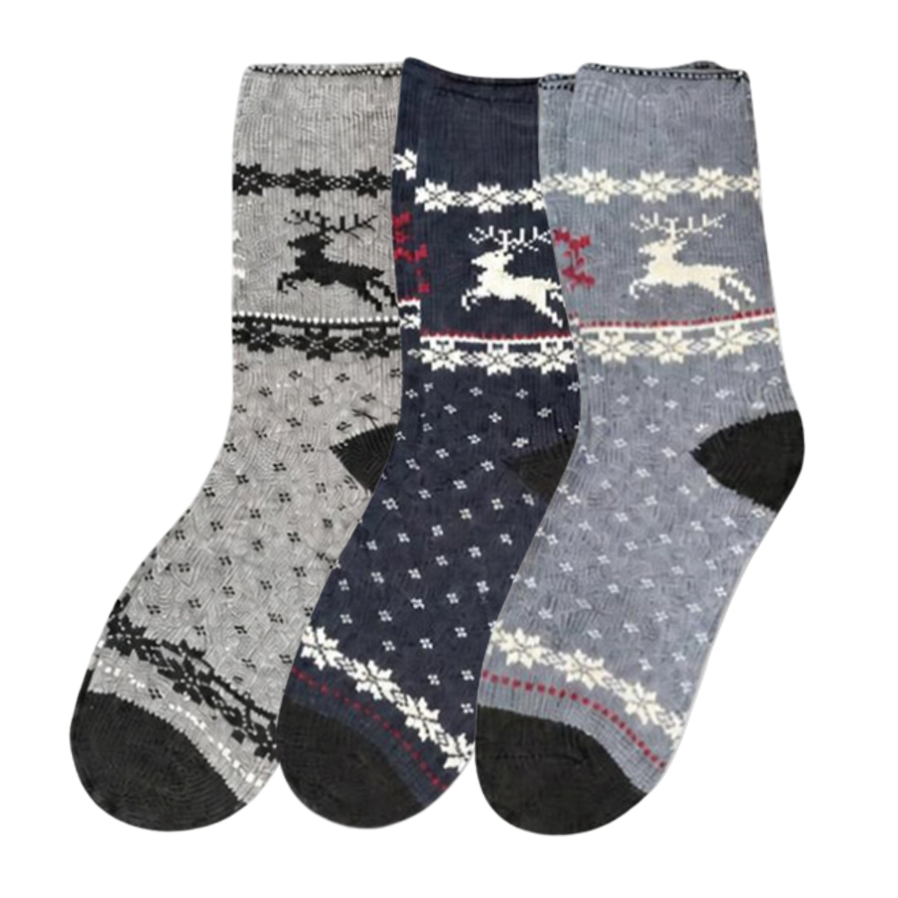 Alpaca Socks Women | 2 Pair | Blue grey