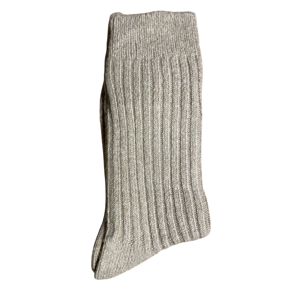 Alpakasocken Damen | 2 Paar | Blau grau