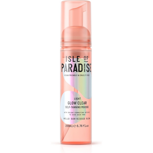 Isle of Paradise Light Glow Clear Self Tanning Mousse - 200ml