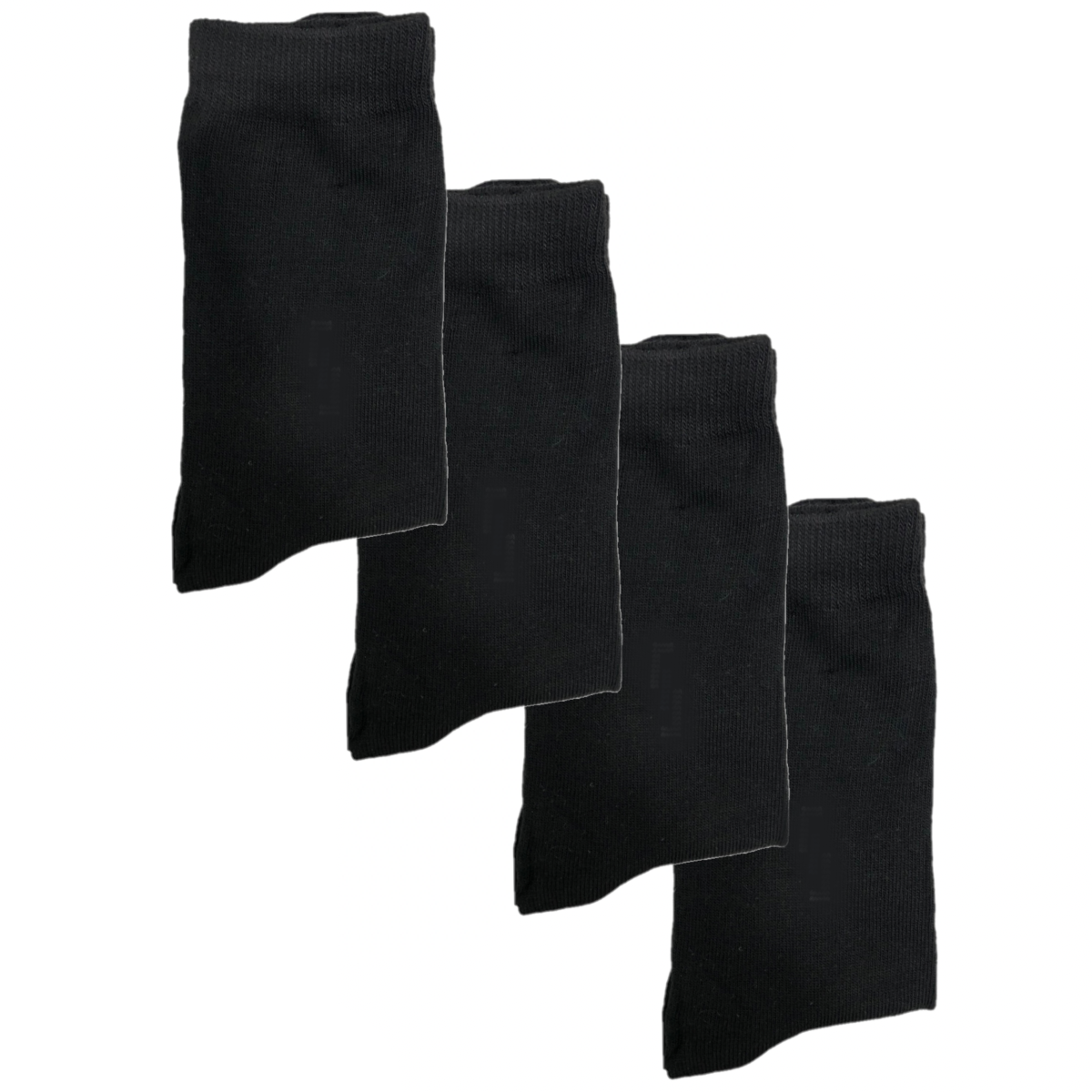 Bamboo Socks | 2 Pair | Black | 39-44