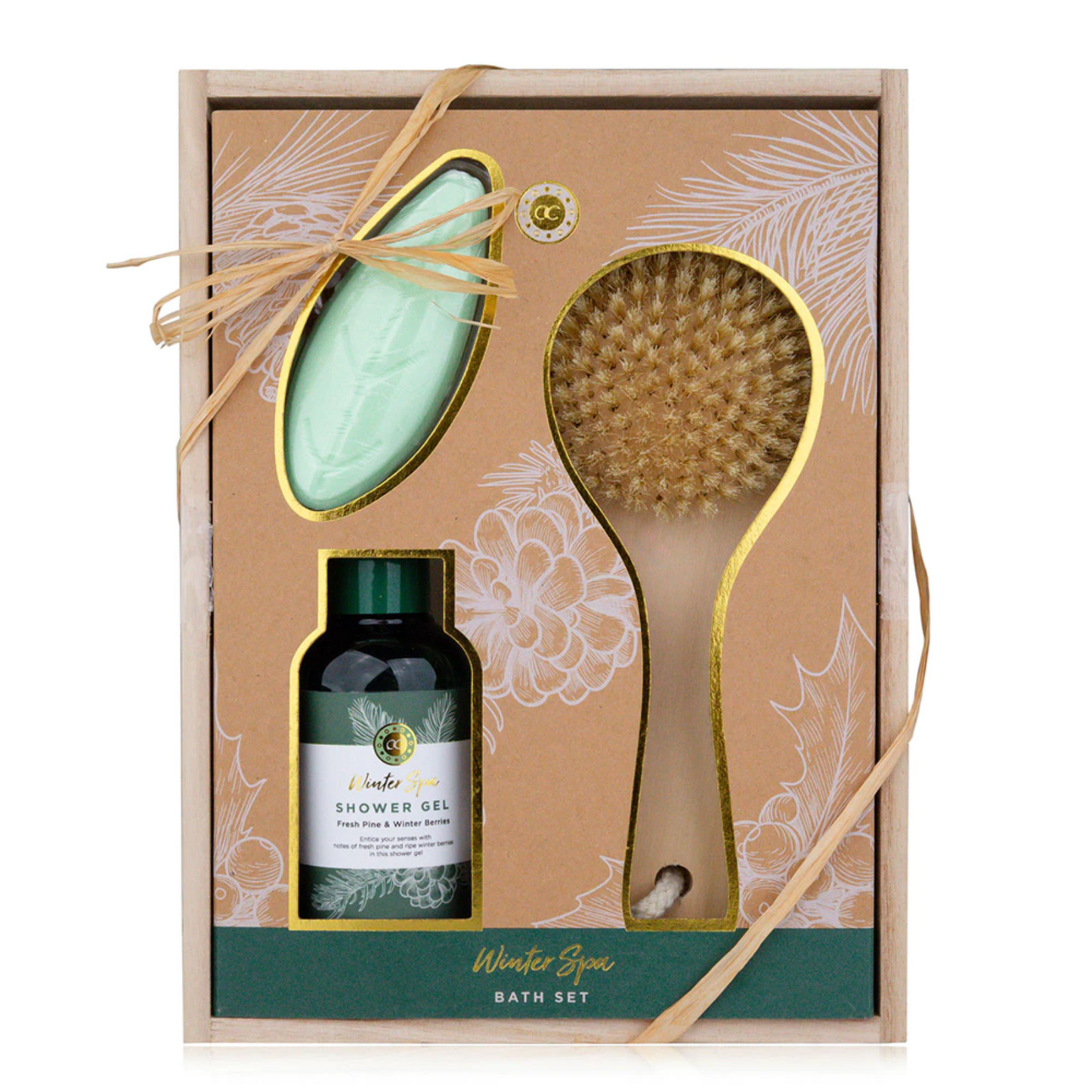 Soap with Olive Tree Wood Soap Holder | Lavender, Rose