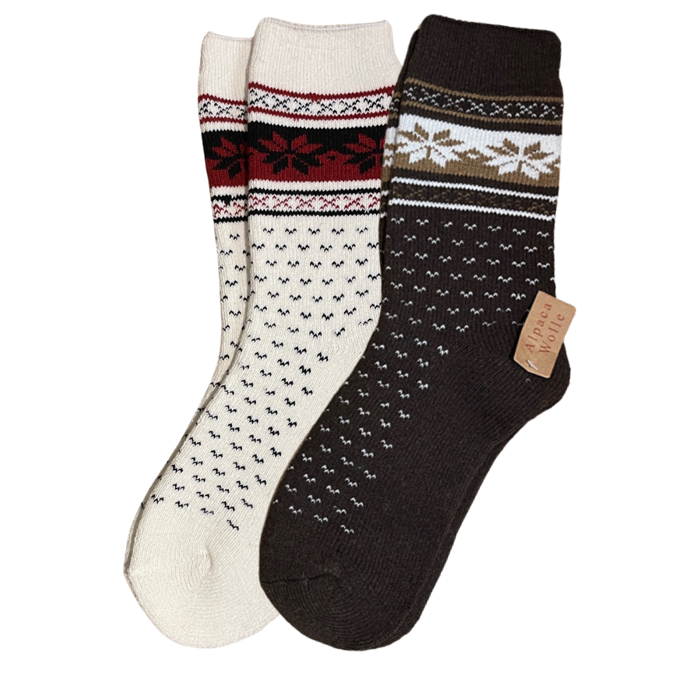 Alpaca Socks Women | 2 Pair | Blue grey