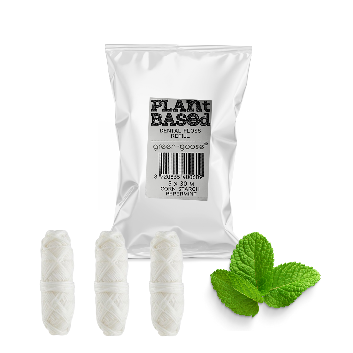 Biobasierte Zahnseide | Minze