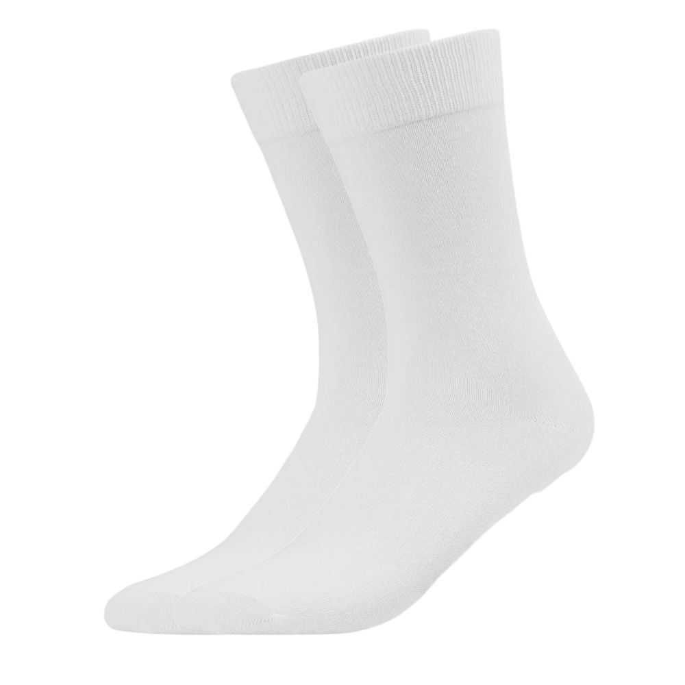 green-goose Bamboo Unisex Socks - 2 Pairs - Black - 95% Bamboo