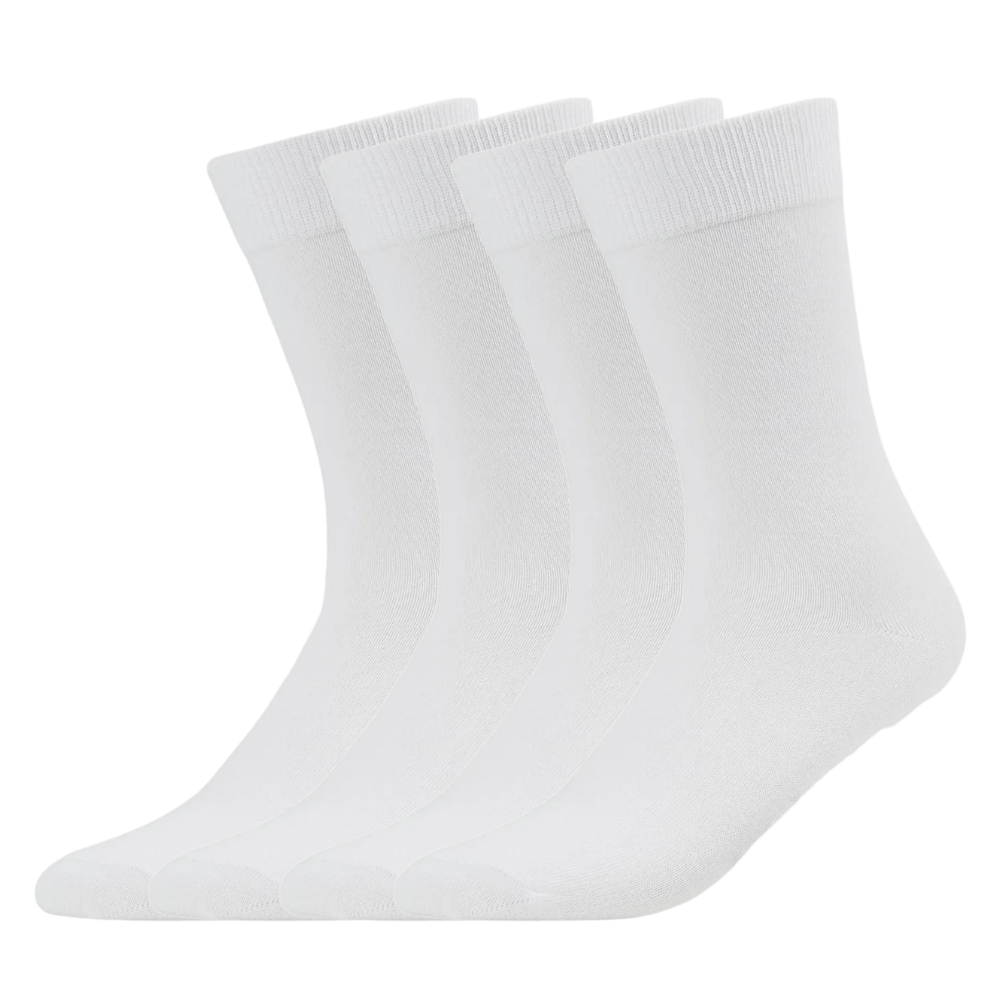 green-goose Bamboo Unisex Socks - 2 Pairs - Black - 95% Bamboo