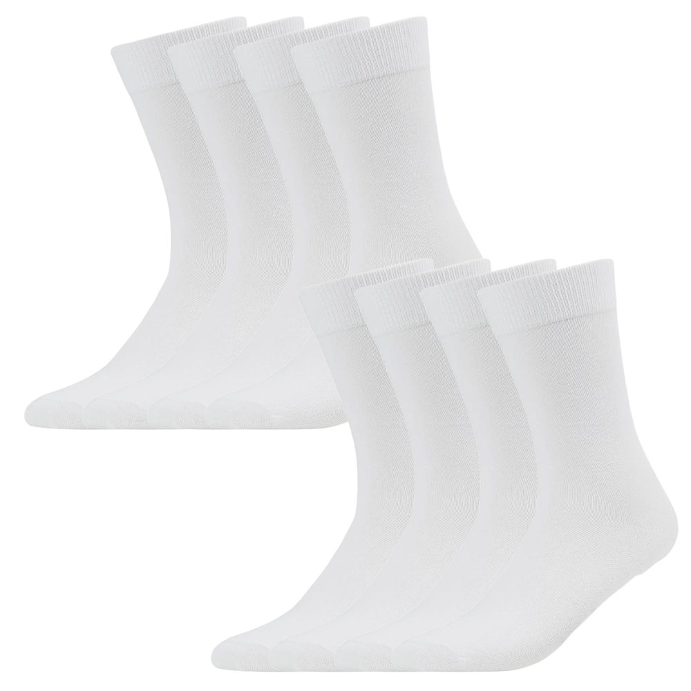 green-goose Bamboo Unisex Socks - 2 Pairs - Black - 95% Bamboo