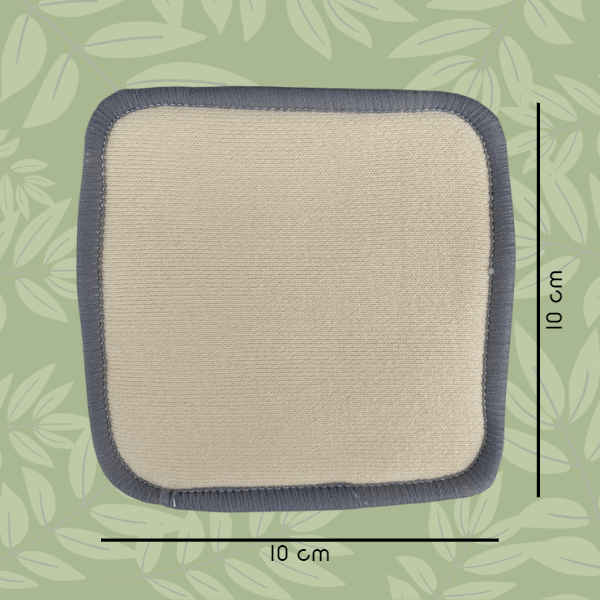 Reusable XL Bamboo Organic Cotton 3-layer Cotton Pads | 5 Pieces | Medium