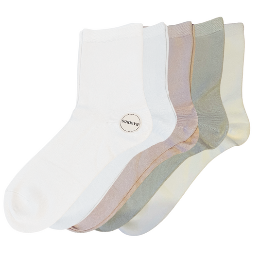 5 Pairs of Bamboo Sneaker Socks | Unisex | 37-43